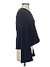 Intermix Solid Blue Long Sleeve Blouse Size S - photo 4