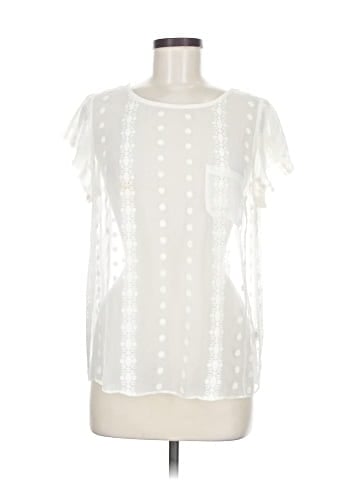 Zoa Short Sleeve Silk Top (view 1)