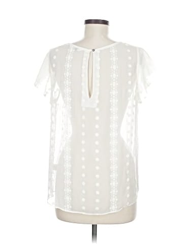Zoa Short Sleeve Silk Top (view 2)