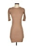 Zara Solid Tan Casual Dress Size S - photo 1