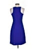 J.Crew 100% Polyester Solid Blue Cocktail Dress Size 0 - photo 2