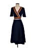 Tory Burch 100% Polyester Color Block Blue Cocktail Dress Size 2 - photo 1
