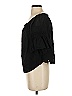 Maven West 100% Cupro Black Short Sleeve Blouse Size XS - photo 5
