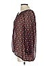 Liz Claiborne 100% Polyester Brown 3/4 Sleeve Blouse Size L - photo 5