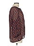 Liz Claiborne 100% Polyester Brown 3/4 Sleeve Blouse Size L - photo 4