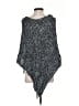 Express 100% Acrylic Black Poncho Size ONE SIZE - photo 2