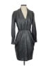 Donna Morgan Metallic Gray Cocktail Dress Size 0 - photo 1