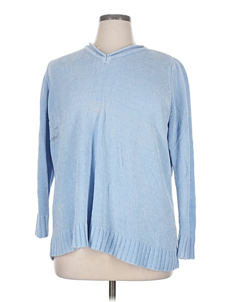 Pre-owned Carolyn Taylor Pullover Sweater In Blue