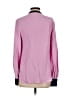 J.Crew 100% Viscose Color Block Pink Long Sleeve Blouse Size 4 - photo 2