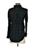 J.Crew 100% Viscose Plaid Green Long Sleeve Button-Down Shirt Size XXS - photo 2