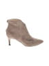 H By Halston Gray Tan Ankle Boots Size 6 1/2 - photo 1
