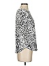 Peck & Peck Animal Print Ivory 3/4 Sleeve Blouse Size S - photo 4