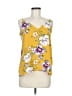Socialite 100% Polyester Yellow Sleeveless Blouse Size M - photo 1