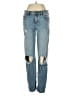 Cosmic Blue Love Hearts Blue Jeans Size 27 waist - photo 1