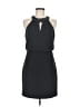 Halston Solid Black Cocktail Dress Size 6 - photo 1