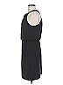 Halston Solid Black Cocktail Dress Size 6 - photo 5
