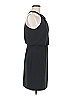 Halston Solid Black Cocktail Dress Size 6 - photo 4