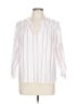 Splendid Stripes White 3/4 Sleeve Blouse Size L - photo 1
