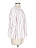 Splendid Stripes White 3/4 Sleeve Blouse Size L - photo 4