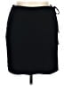 Merona 100% Polyester Solid Black Casual Skirt Size XL - photo 1