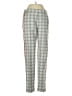 Ecru Plaid Gray Casual Pants Size S (estimated) - photo 1