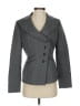 Nine & Co. 100% Polyester Chevron-herringbone Gray Blazer Size 4 - photo 1
