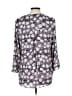 Daniel Rainn 100% Polyester Purple 3/4 Sleeve Blouse Size L (petite) - photo 2