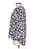 Daniel Rainn 100% Polyester Purple 3/4 Sleeve Blouse Size L (petite) - photo 5