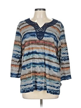 Alfred Dunner 3/4 Sleeve T Shirt