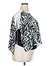 Alfani 100% Polyester Blue 3/4 Sleeve Blouse Size 18 - photo 4