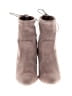 Just Fab Gray Tan Ankle Boots Size 6 1/2 - photo 2