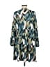Unbranded Print Green Casual Dress Size M - photo 2