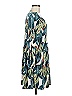 Unbranded Print Green Casual Dress Size M - photo 4