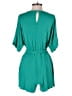 New York & Company Solid Teal Romper Size S - photo 2