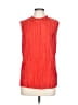 H&M 100% Polyester Red Sleeveless Blouse Size L - photo 1