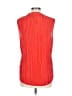 H&M 100% Polyester Red Sleeveless Blouse Size L - photo 2