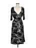 Courtenay Paisley Black Cocktail Dress Size 8 - photo 1