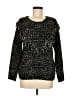 ASTR The Label Tweed Black Pullover Sweater Size M - photo 1