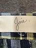 Joie 100% Linen Plaid Yellow Blue Shorts Size 32Estimated - photo 3
