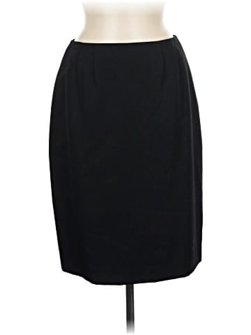 Linda Allard Ellen Tracy Wool Skirt (view 1)