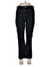 Zara Chevron-herringbone Black Jeans Size 10 - photo 1