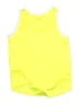 Reebok 100% Polyester Yellow Active Tank Size 12 - photo 2