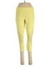 Athleta Solid Yellow Active Pants Size L - photo 1