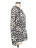 David Cline Animal Print Gold Pullover Sweater Size L - photo 4