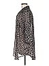 Torrid 100% Polyester Animal Print Gray 3/4 Sleeve Blouse Size Med Plus (00) - photo 5
