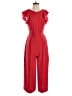 J.Crew 100% Polyester Solid Red Jumpsuit Size 0 - photo 1