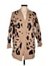 Unbranded Animal Print Tan Cardigan Size L - photo 1