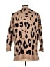 Unbranded Animal Print Tan Cardigan Size L - photo 2