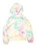Justice 100% Polyester Tie-dye White Jacket Size 10 - photo 2