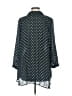 CAbi 100% Polyester Polka Dots Green 3/4 Sleeve Blouse Size M - photo 2